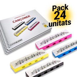 Pack of 24 Speedy harmonicas and 24 Speedy Harmonica Songbooks