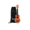 Ukelele soprano color taronja amb cordes de colors Mercury School Kunde