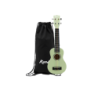 Ukelele soprano color verd cel amb cordes de colors Mercury School Kunde