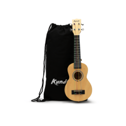 Ukelele soprano color natural amb cordes de colors Mercury School Kunde